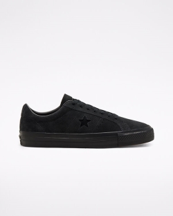 Converse Suede CONS One Star Pro Férfi Rövidszárú Fekete | LIVXUWH-HU